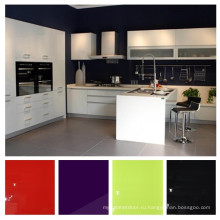 Высокоглянцевые наборы кухонной мебели UV, модульный кухонный шкаф
